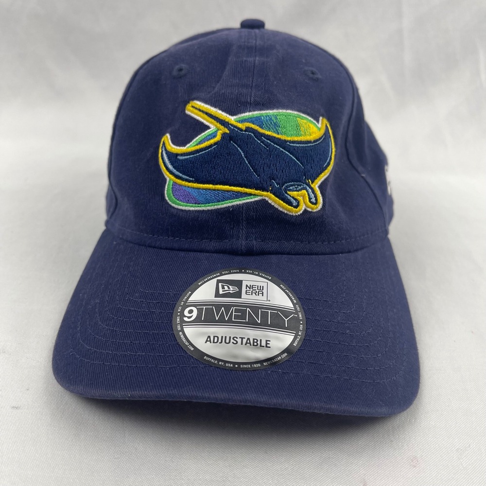 New Era 9TWENTY Tampa Bay Devil Rays Navy Blue OSFM Adjustable Dad Hat Cap
